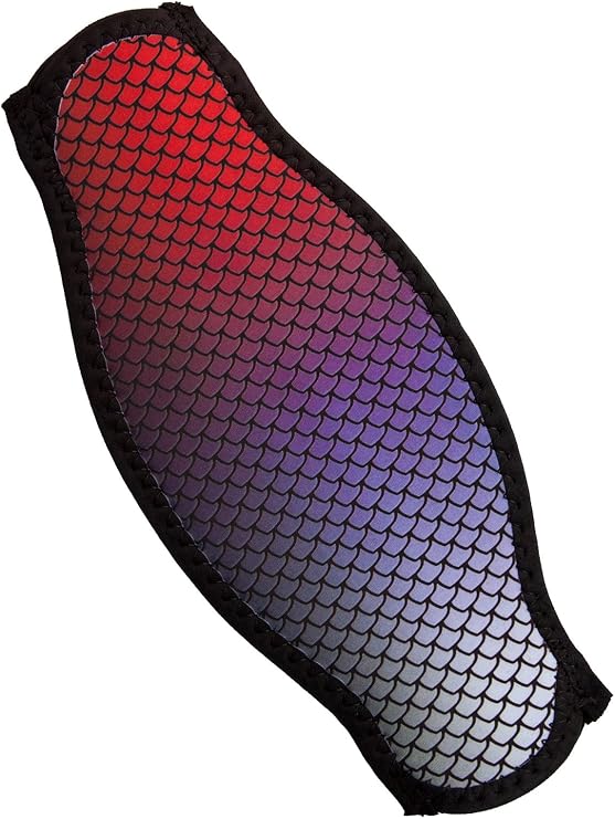 Innovative Strap Wrapper Neoprene Mask Strap Cover Red Fish Scales