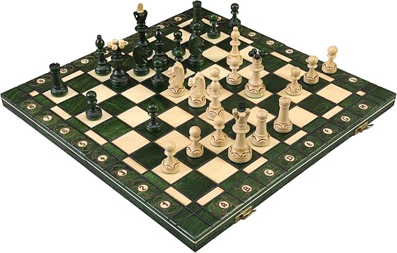 The Senator Chess Set (Green)