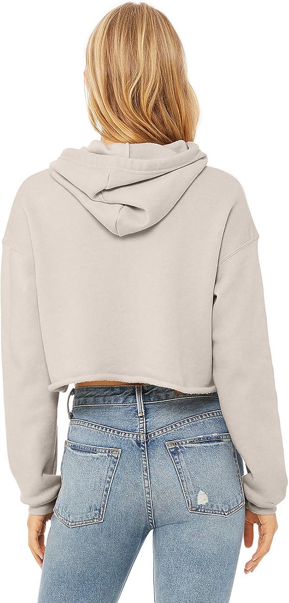 Bella Canvas B7502 Ladies Cropped Fleece Hoodie