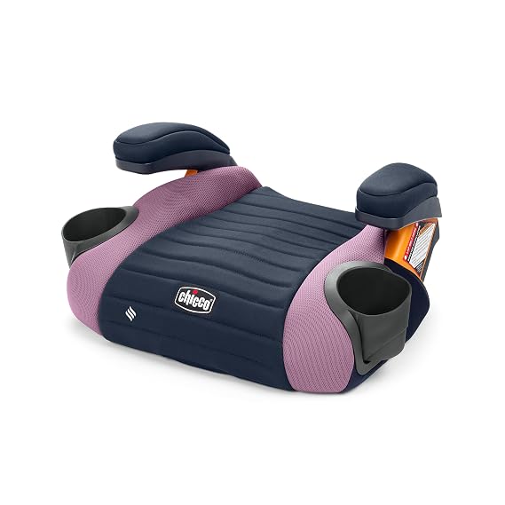 Chicco GoFit ClearTex Backless Booster Car Seat, Vehicle Seat Belt Install
