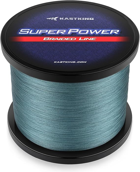 KastKing SuperPower Braided Fishing Line - Abrasion Resistant Braided Lines Incredible Superline Zero Stretch Smaller Diameter A Must-Have!