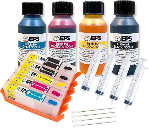 EPS Edible Ink & Refillable Cartridges for iX6850/iP7250 Edible Printer