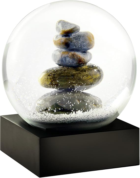 Glass Cairn Snow Globe by CoolSnowGlobes