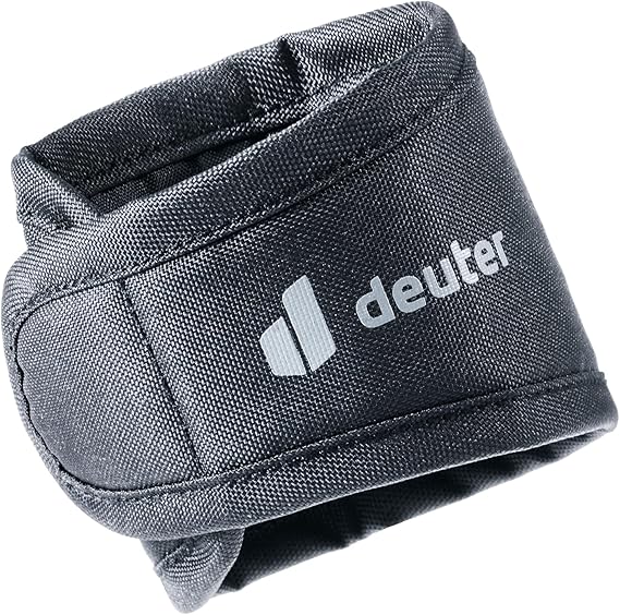 Deuter Pants Protector, Reflective Bike Ankle Safety Strap Accessory, Cycling Trousers Strap, Protects from Grease & Chains for Daily Commuting - Black