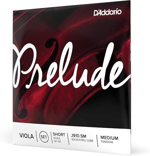 D'Addario Prelude Viola String Set Scale Medium Tension