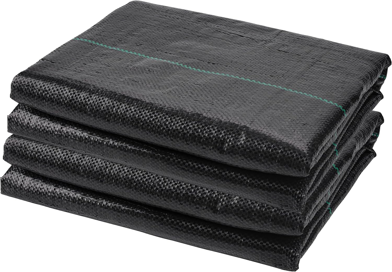 A Bundle of TOPHOUSE 4ft x 100ft and 3ft x 50 ft Weed Barrier Landscape Fabric Heavy Duty Weed Barrier Fabric for Vegetable Garden Weed Cloth 3.2oz