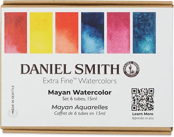 DANIEL SMITH Extra Fine Watercolor - Set of 6, Mayan, 15 ml Tubes