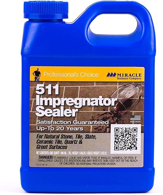 Miracle Sealants 511QT6 511 Impregnator Penetrating Sealers Quart(Original penetrating Sealer, Quart 1)