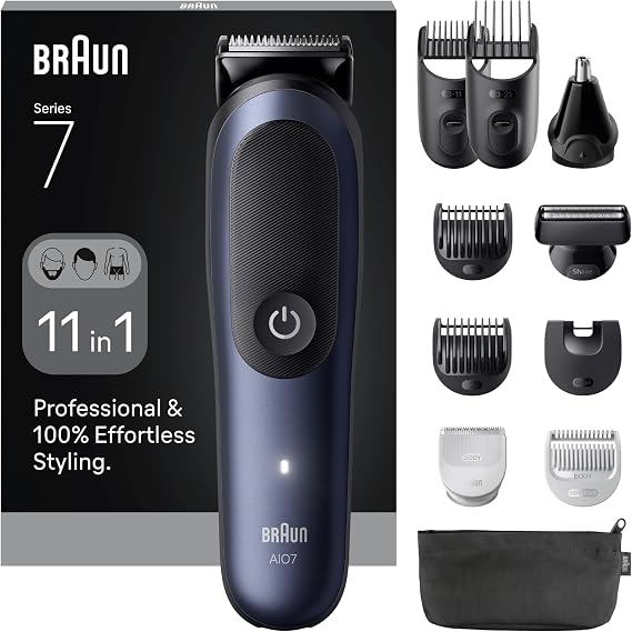 Braun All-in-One Series 7, 11’i 1-in-1 Shaving Kit, ProBlade, AutoSense, AIO7540