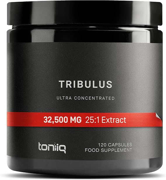 Tribulus Terrestris for Men – Ultra High Potency 25:1 Extract | with 95% Saponins - 1300mg Pure & Concentrated Formula - Third-Party Lab Tested for Purity & Quality - 120 Capsules