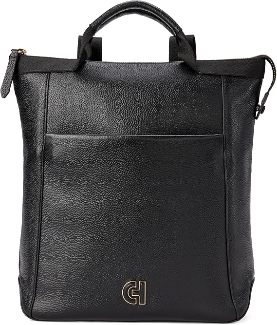 Cole Haan Womens Grand Ambition Small Convertible Luxe Backpack, New Black