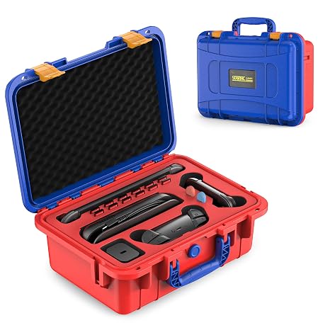 STARTRC GAMES All-in-One Hard Case for Nintendo Switch 2 (Red & Blue)