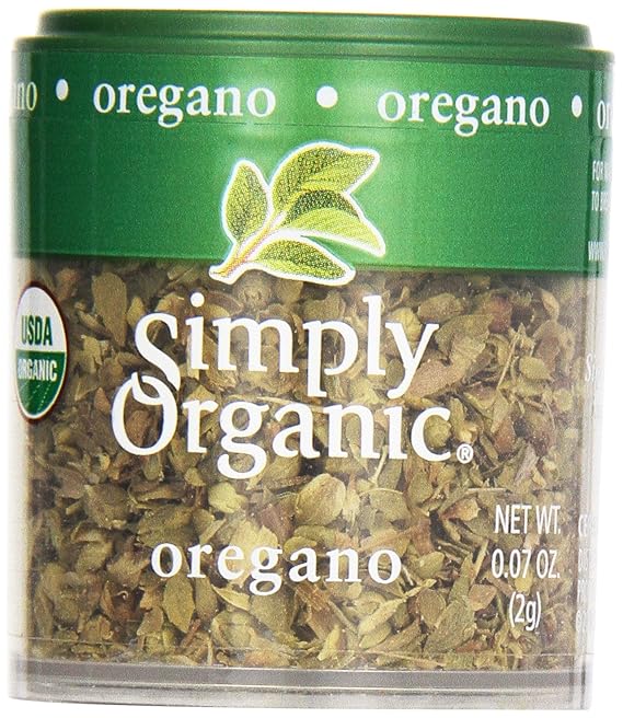 Simply Organic Mini Oregano Leaf Org 0.07oz