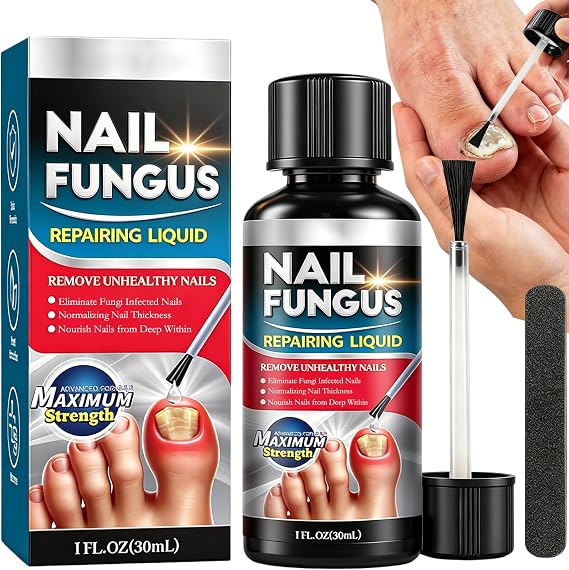Extra Strong Fungal Nail Treatment for Toenails & Fingernails, Formula Extra Strong Antifungal to Repair & Renew Thick Damaged Nails, Restore Healthy Nails, promoting natural growth, 30 ml