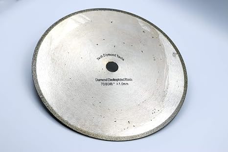 TechDiamondTools 8 inch Electroplated Diamond Saw Blade Cutting Disc Arbor Size 5/8"