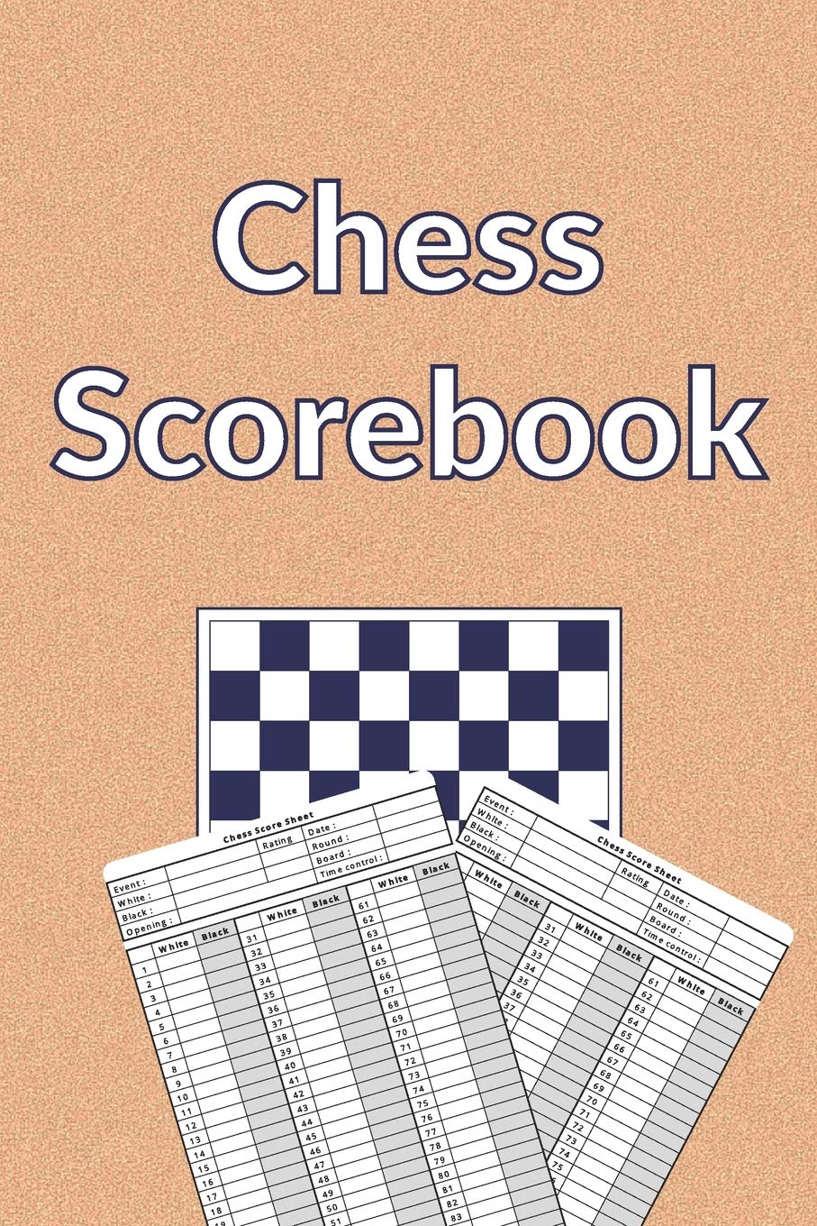 Chess Scorebook: 100 Chess Score Sheets | 90 moves per sheet | Chess Record Book | Chess Improvement Book | Gift for Chess Players Paperback – 26 Dec. 2019