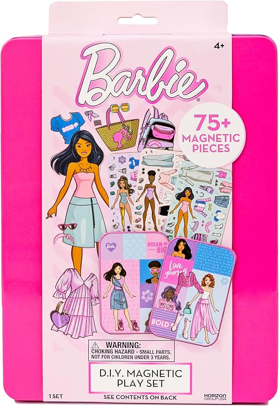 Horizon Group USA Magnetic Playset for Kids, Barbie