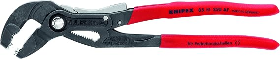 Knipex Tools 85 51 250AFSBA 10" Hose Clamp Pliers with Locking Device