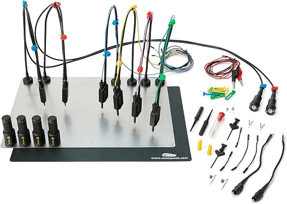 PCBite Kit SQ350 2pcs with 4 SQ10 Probes | Third Hand Tools | Rework Station | Helping Hand Soldering | Circuit Board Soldering Kit