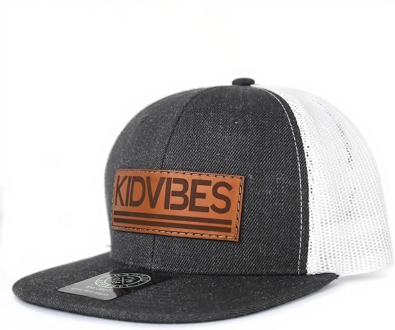 Original Kid Vibes Leather Patch Hat, to Match with Dad & Mom