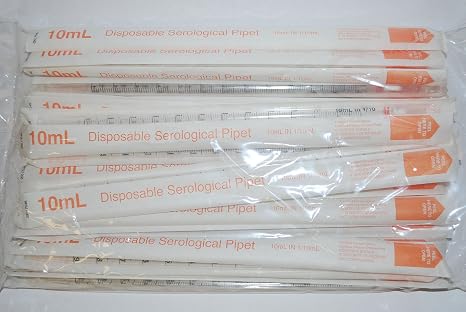 Olympus 10ml Serological Pipets, Individually Wrapped, Sterile, 200 Serological Pipettes/Unit