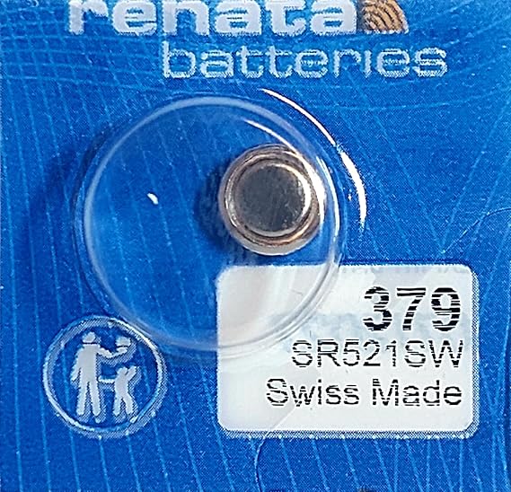 Renata 379 SR521SW Pile Bouton a oxyde d'argent Pour montre 1,55 V