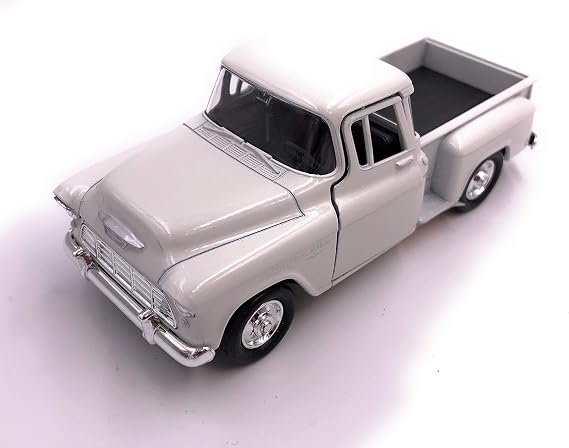 Dromader Welly model car Chevrolet Stepside Truck vehicle miniature car scale 1:39 / L 12cm white