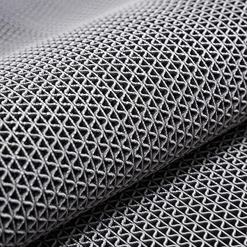 WLWLEO Commercial Wet Area Drainage Non Slip Floor Mats for Pool Bathroom Garage Hallway Restaurant Bar Big Mesh Hollow PVC Anti Slip Flooring Mat, Easy to Cut,0.91M/33.3FT
