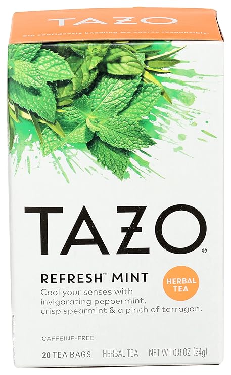 Tazo Refresh Mint Herbal Tea Filterbags (20 count)