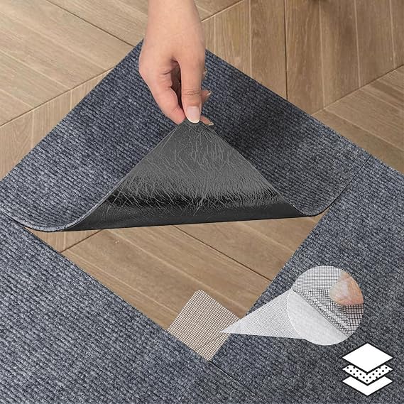 Carpet Tile Tape, 4" x 4"Carpet Tile Adhesive Tabs, Carpet Square adhesives