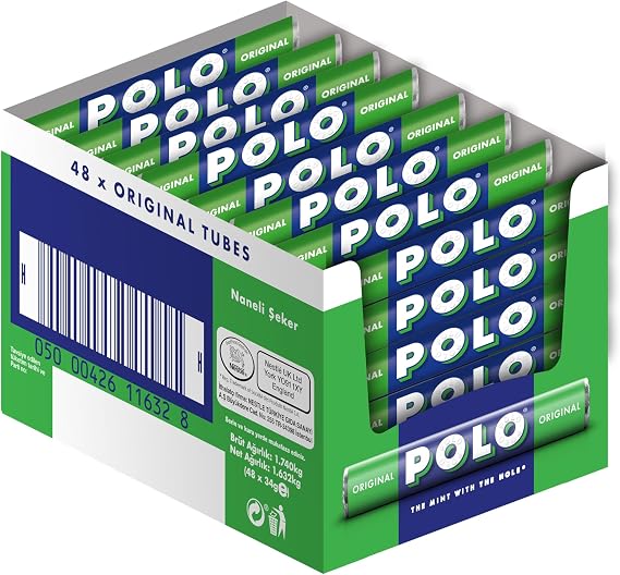Nestlé Polo Original Delikli Naneli Şekerleme, 34 g x 48