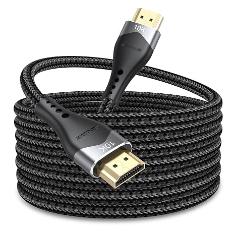 HDMI Cable 8FT 10K 8K 4K, HDMI 2.1 Cable 48Gbps Ultra High Speed