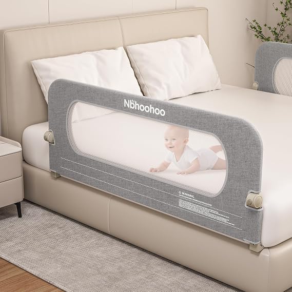 Bed Rail for Toddlers Extra Long Foldable Toddler Bed Rail Gap-Free Guard