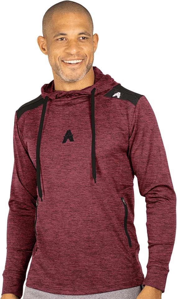 Anthem Athletics Hyperflex Men's Lightweight Workout Hoodie Zipper Pockets | Athletic Fit, Super Soft & Comfortable, Stretch Performance, Built for Every Workout - Running, Gym, Walking & Lounge