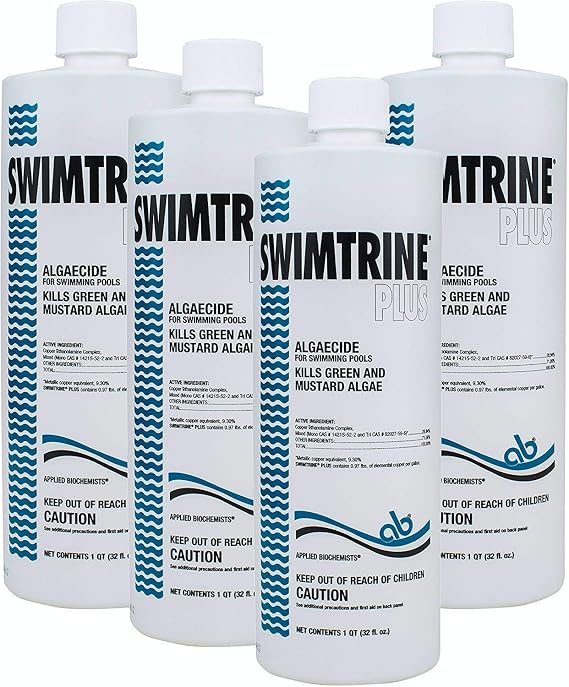 Applied Biochemists 406103A-04 Silvertrine Plus Algaecide, 4-Pack