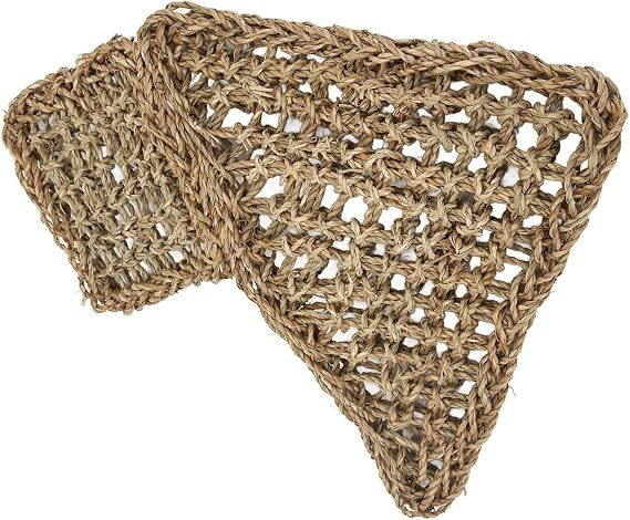 Bearded Dragon Hammock, Lizard Hammock Grass Fibers Hammock Bed Reptile Hammock Reptile Climbing Toys for Geckos Snakes Reptile Lizard