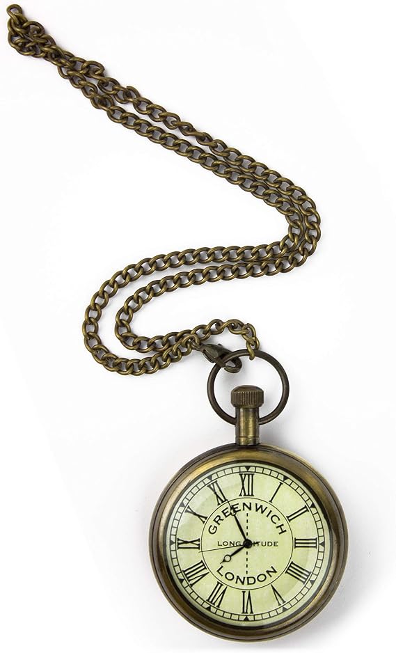 Nauticalia 2944 Greenwich Meridian Pocket Watch, 5 cm