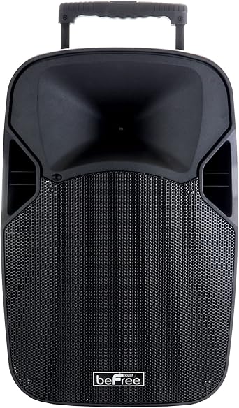 beFree Sound BFS-4300 Bluetooth Portable Speaker with USBTFFM Radio, 700 W, Blue