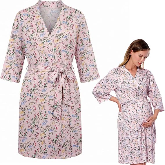 Maternity Robe - Botanical Collection