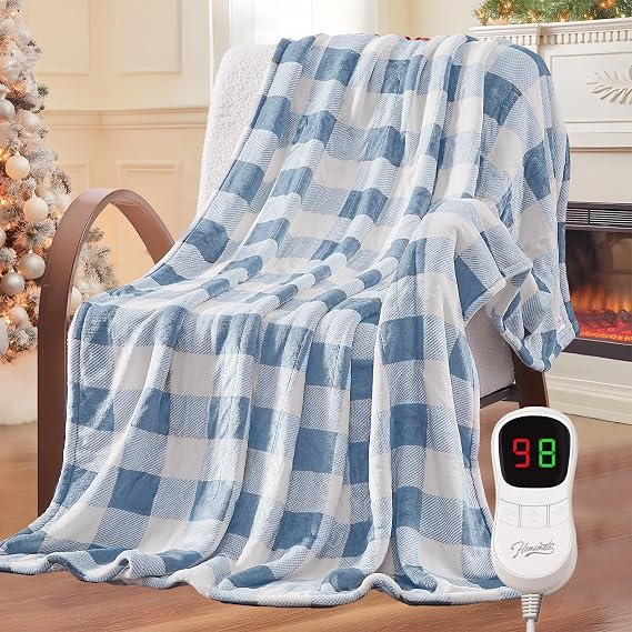 Homemate Heated Blanket Electric Throw - 50x60 Heating Blanket