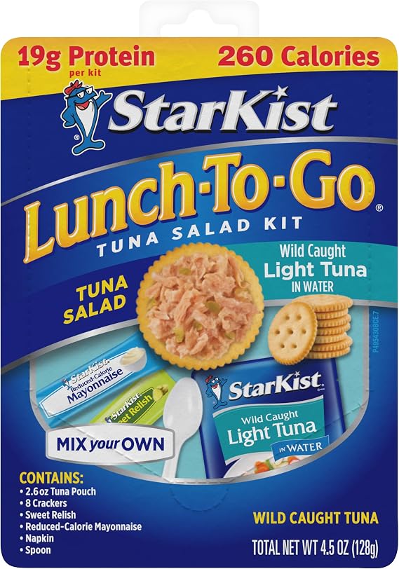 Starkist Lunch To-Go Kit, 3Oz. Chunk Light Tuna, 4.5 Oz Packs, 9/Ct (Skidel495430) Category: Chips And Snack Foods