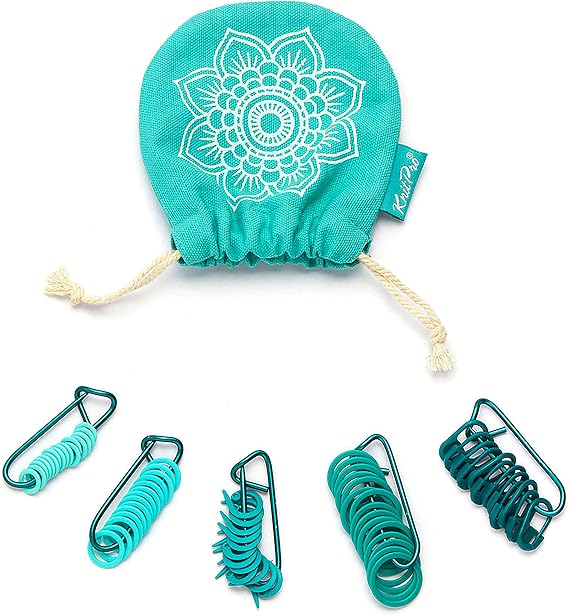 KnitPro The Mindful Markers | Mega Pack of 100 (20 Markers in 5 Shapes)