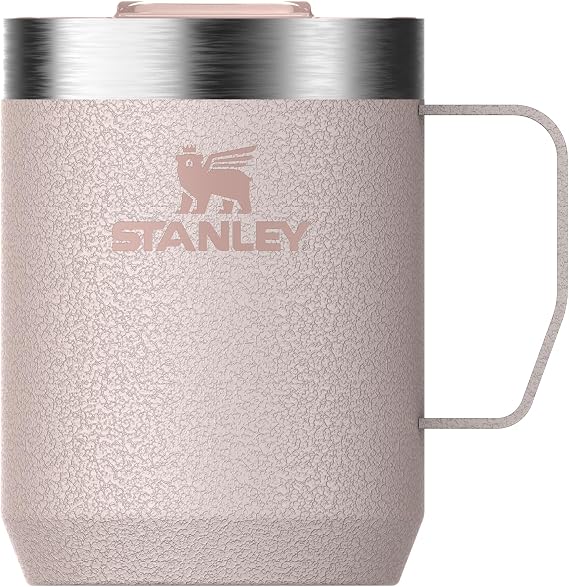 STANLEY Classic Legendary Termos Bardak 0.23 Litre - Hammertone Rose Quartz | Paslanmaz Çelik