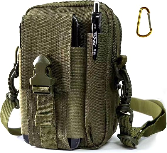 Fanny Packs Waist Pack Hip Belt Bag,Bum Bag for Hiking,for Women& Men Travel Hiking Running Walking EDC(green)