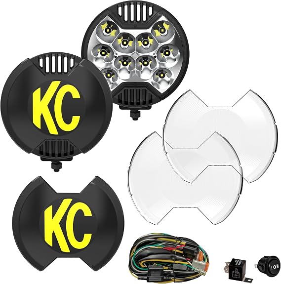 KC HiLites 106 SlimLite V2 6 LED - 2 Light Master Kit