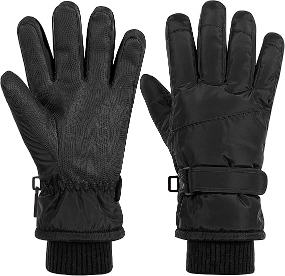 Women Ski Gloves,Touchscreen Windproof and Waterproof Gloves Winter Thermal Warm Snow Glove for Skiing Cycling Snowboard for Women Men
