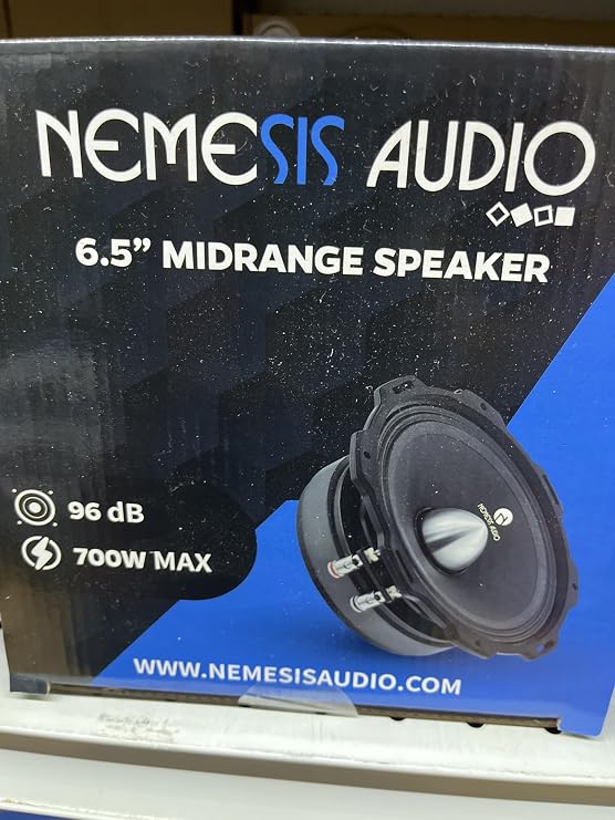 Nemesis Audio NA-65MR 6.5" 350W Midrange Speaker 4-Ohm (Single)
