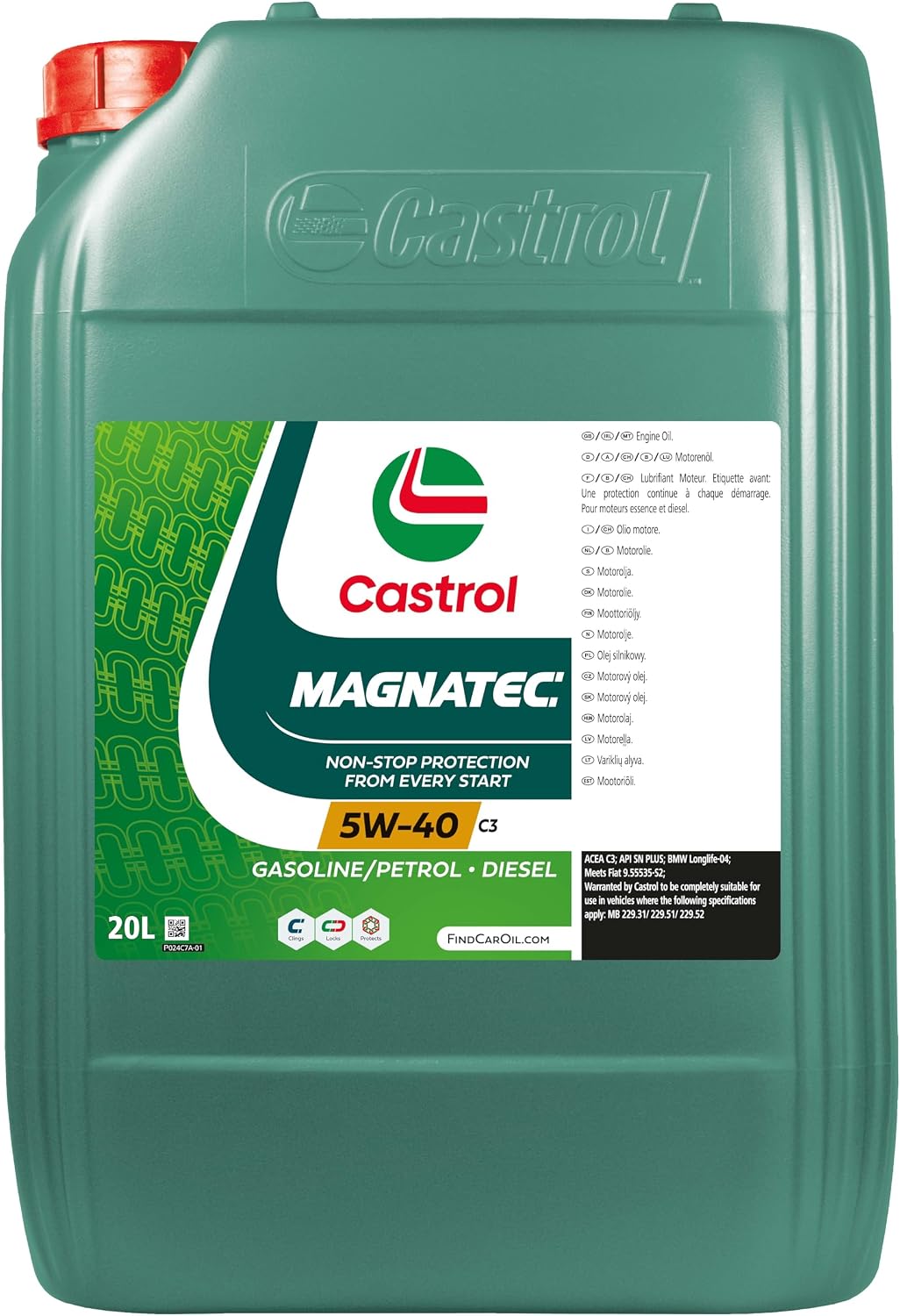 Castrol MAGNATEC 5W-40 C3 Motoröl 20L