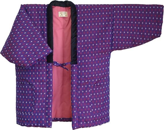 WATANOSATO Hanten (Cotton Jacket Kimono-style) japanese Clothes Size Ladies' X-Large (X-Large, 96)
