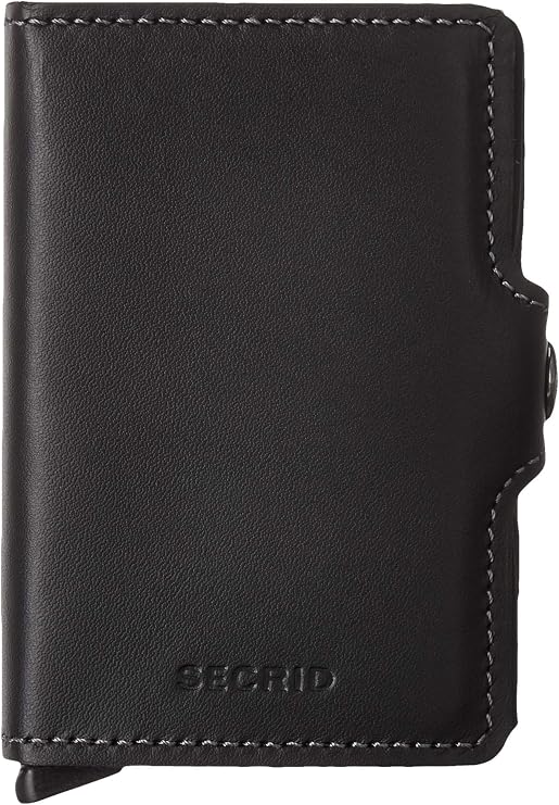 SECRID-Secrid Twin Black Leather Wallet